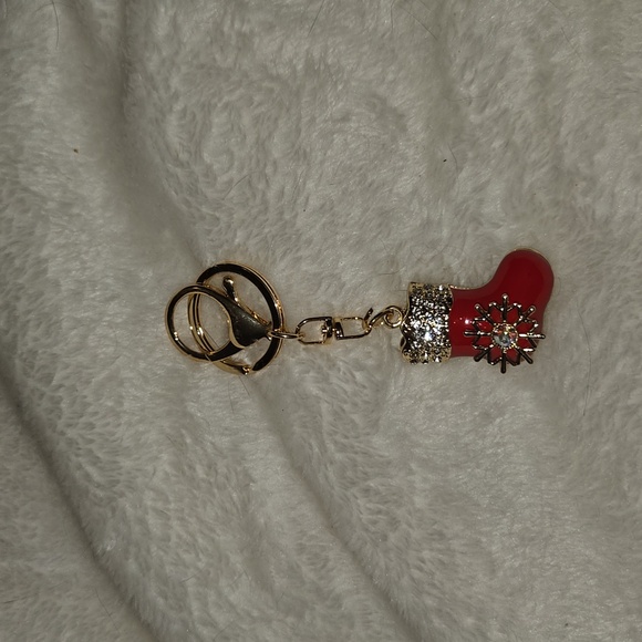 Santa boot bag charm NWOT - Picture 1 of 2